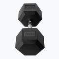 TREXO Hex 35 kg rubberised dumbbell 3