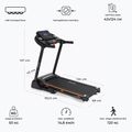 XTREXO X200 electric treadmill black 3