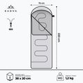 KADVA Dorma L sleeping bag left blue 2