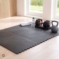 XTREXO protective mat Puzzle 6 pieces black 9