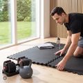 XTREXO protective mat Puzzle 6 pieces black 3