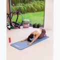 TREXO NBR 15 mm exercise mat with strap blue 3