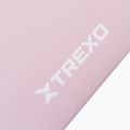 TREXO NBR 15 mm exercise mat with strap pink 4