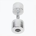 XTREXO chrome dumbbells 2x12 kg silver 3
