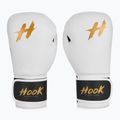 HOOK FIGHTING Ready to Fight leather boxing gloves white 2