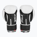 HOOK FIGHTING Ready to Fight leather boxing gloves white 3