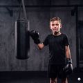HOOK FIGHTING Children's First Training Boxing Set Black 3