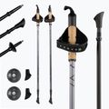 KADVA Aruku adjustable black Nordic walking poles
