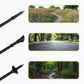 KADVA Aruku adjustable black Nordic walking poles 7