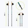 Adjustable KADVA Luna Nordic Walking Poles in Blue 2