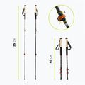 KADVA Kibo adjustable trekking poles orange 2