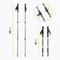 KADVA Torre adjustable carbon trekking poles grey 2