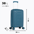 KADVA Sancho travel case 38 l blue 3