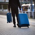 Large travel suitcase KADVA Sancho 113 l blue 19