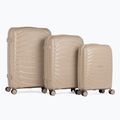 KADVA Brava 40L Beige Cabin Travel Suitcase 13