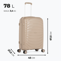 KADVA Brava travel case 78 l beige 3