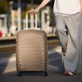 Medium travel suitcase KADVA Brava 78 l beige 15