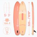 Inflatable board set SUP AQUASTIC Perth 10'8" allround orange 16
