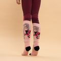 KADVA Skio Jrg children's ski socks pink 4