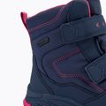 Children's snow boots KADVA Snowey Mid WaterProof navy/fuchsia 9
