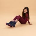 Children's snow boots KADVA Snowey Mid WaterProof navy/fuchsia 3