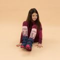 Children's snow boots KADVA Snowey Mid WaterProof navy/fuchsia 11