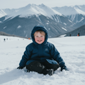 Children's ski suit KADVA Kiko navy blue 7