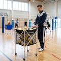 Volleyball trolley OneTeam Black slot 4