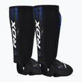 Foot and shin guards RDX IMMAF Approved Neoprene Shin Instep blue 3