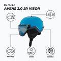 Children's ski helmet ATTABO Avens 2.0 Jr Visor blue 2