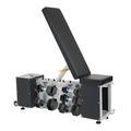 Set TREXO Bench Storage + dumbells Hex black 15