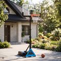 Basketball hoop Oneteam BH07 foldable black 4