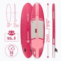 Inflatable board set SUP AQUASTIC Compact 9'6" pink 20