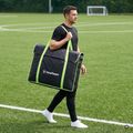 Goal carrying bag OneTeam Swiftgoal 120 x 70 cm black/green 3