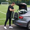 Goal carrying bag OneTeam Swiftgoal 120 x 70 cm black/green 4