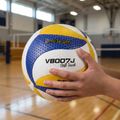 Children's volleyball ball OneTeam VB007J yellow/blue/white size 4 4