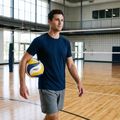 Volleyball OneTeam VB007 yellow/blue/white size 5 5