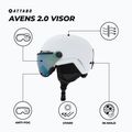 Ski helmet ATTABO Avens 2.0 Visor white 2