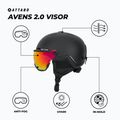 Ski helmet ATTABO Avens 2.0 Visor black 2