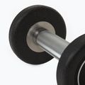 Rubber-coated cast iron dumbbell XTREXO Pro 2 kg black 8