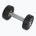 Rubber-coated cast iron dumbbell XTREXO Pro 6 kg black