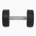 Rubber-coated cast iron dumbbell XTREXO Pro 10 kg black 8