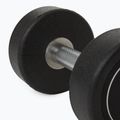 Rubber-coated cast iron dumbbell XTREXO Pro 10 kg black 9