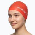 Swim cap SPORTANO silicone orange 2