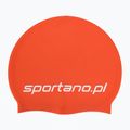 Swim cap SPORTANO silicone orange 2