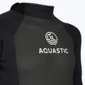 Men's surfing wetsuit AQUASTIC neoprene 4/3 mm WAVEY black 12