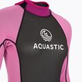 Women's surfing wetsuit AQUASTIC neoprene 3/2 mm WAVEY pink 14