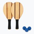 OneTeam Beach Play beach tennis set brown