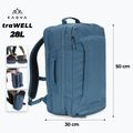 KADVA traWELL 28 l navy hiking backpack 2