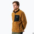 Men's KADVA Rodvik fleece sweatshirt brown